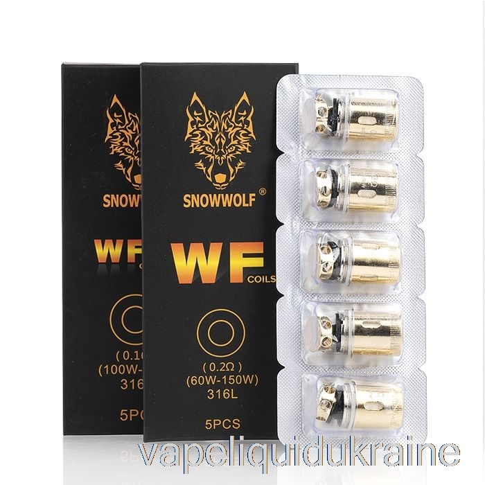 Vape Liquid Ukraine SnowWolf WOLF WF Replacement Coils 0.15ohm WF-H-M Mesh Coils